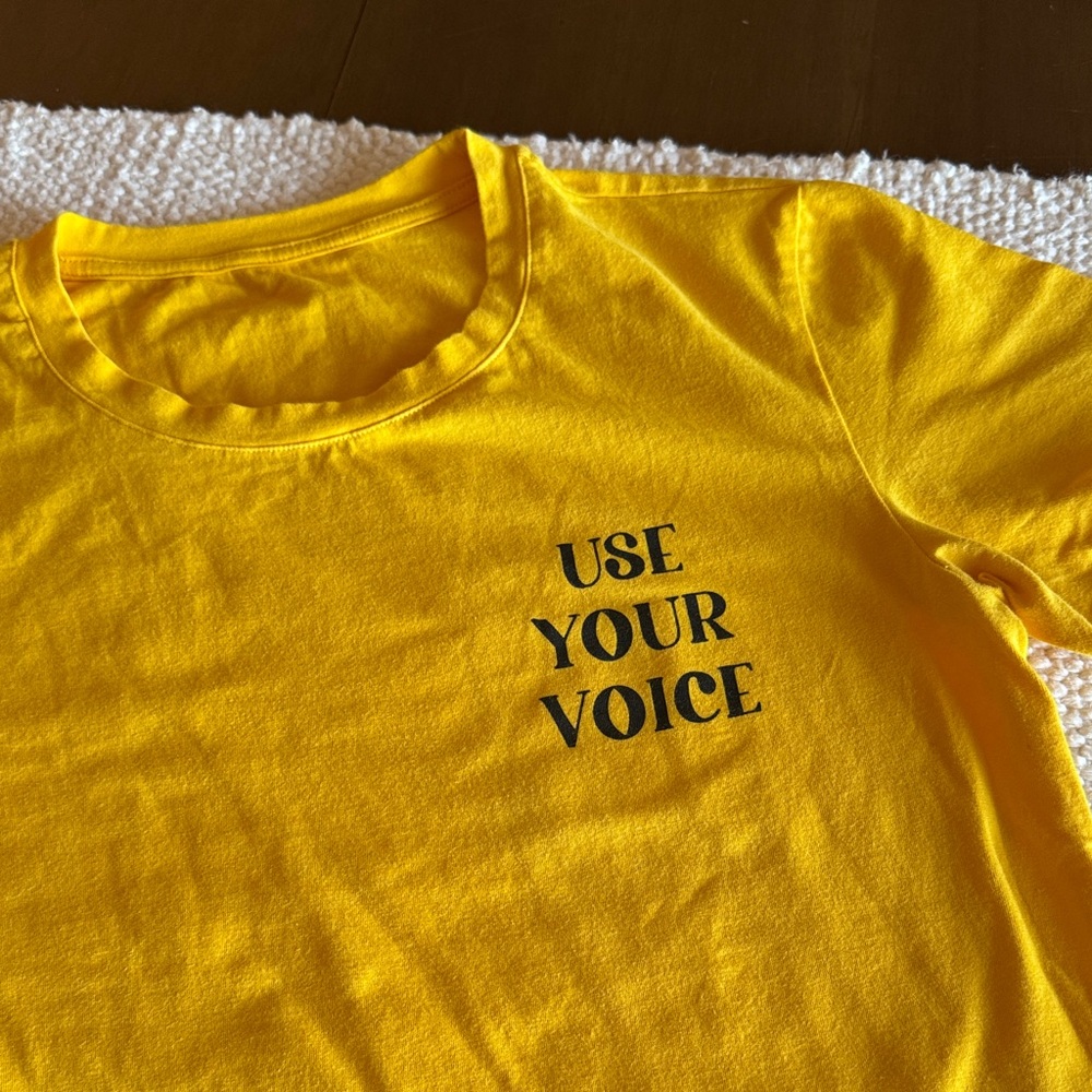 Yellow Tee - Use Your Voice